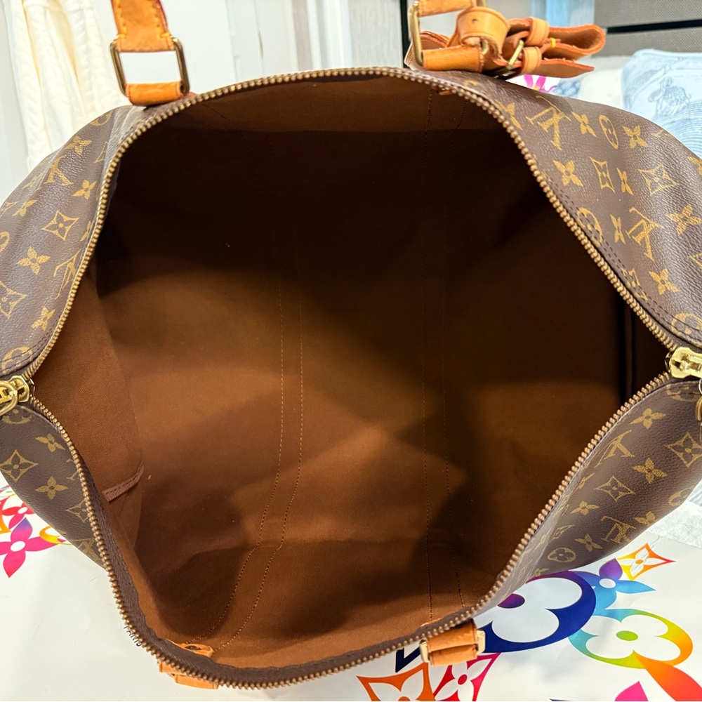 ❌SOLD❌Louis Vuitton Monogram Keepall 50 FEDEX 3922 8193 1116 - Picture 8 of 14